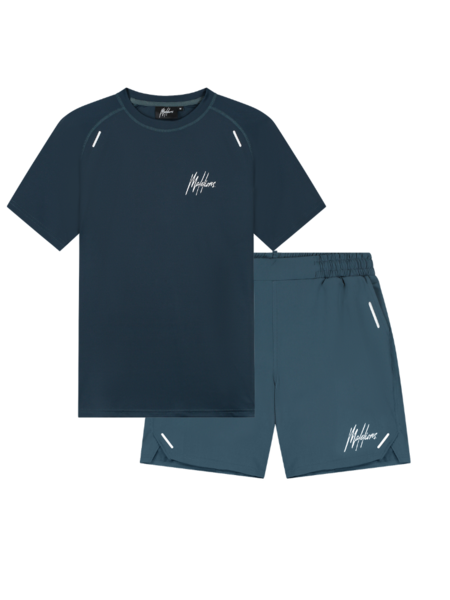 Malelions Sport Padel Pique Combi-Set - Indigo