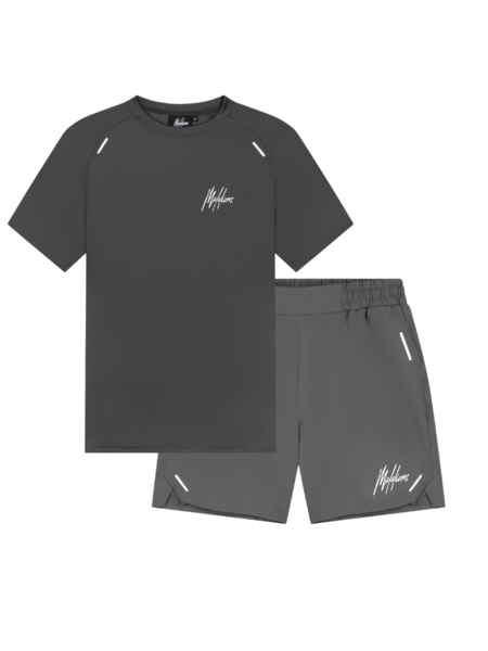 Malelions Sport Padel Pique Combi-Set - Charcoal