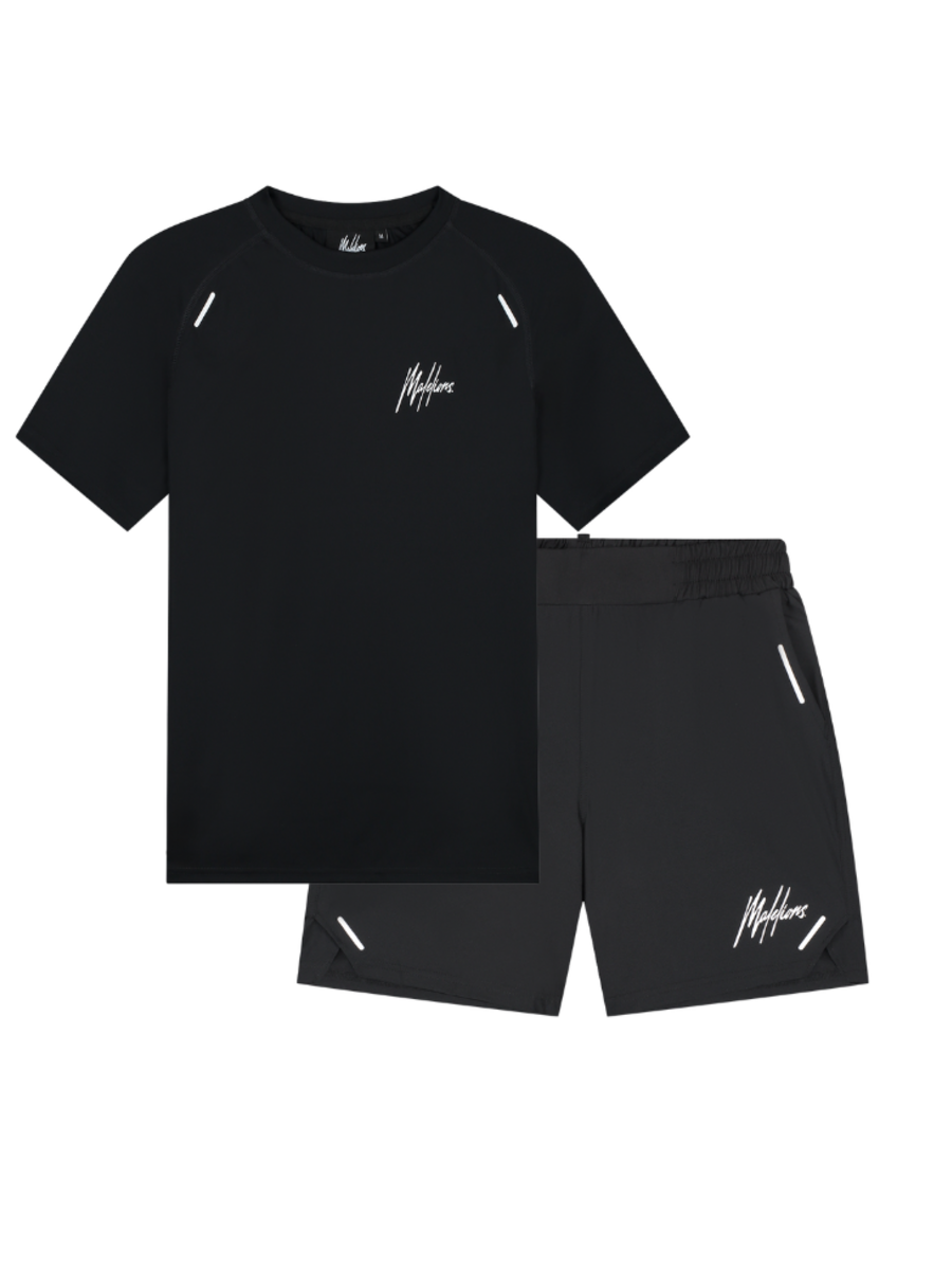 Malelions Malelions Sport Padel Pique Combi-Set - Black