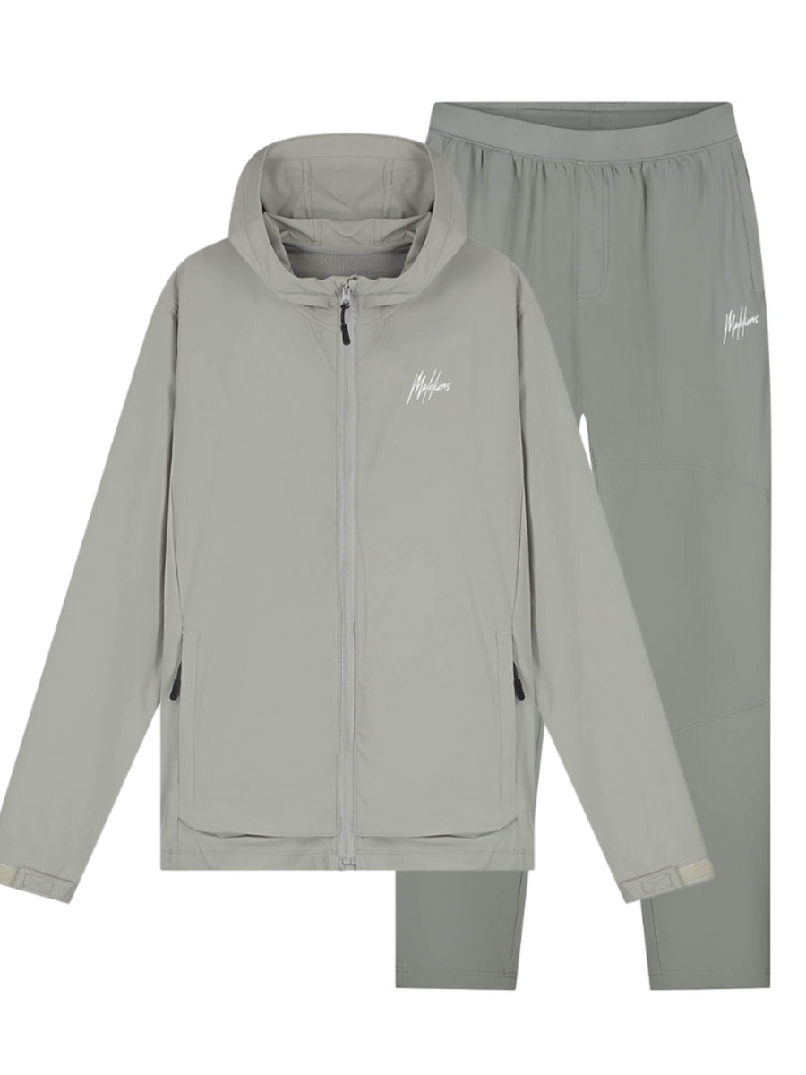 Malelions Malelions Sport Running Combi-Set - Light Grey