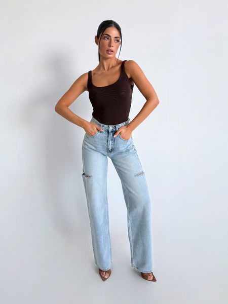 Unique The Label June Jeans - Licht Blauw Unique The Label Unique The Label June Jeans - Licht Blauw