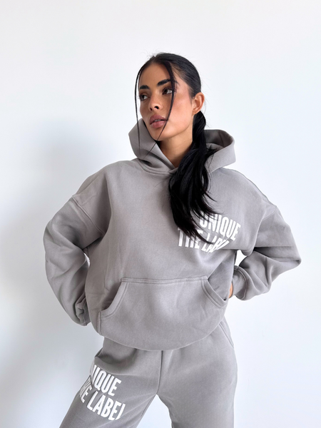 Unique The Label Elyana Hoodie - Pebble Unique The Label Unique The Label Elyana Hoodie - Pebble