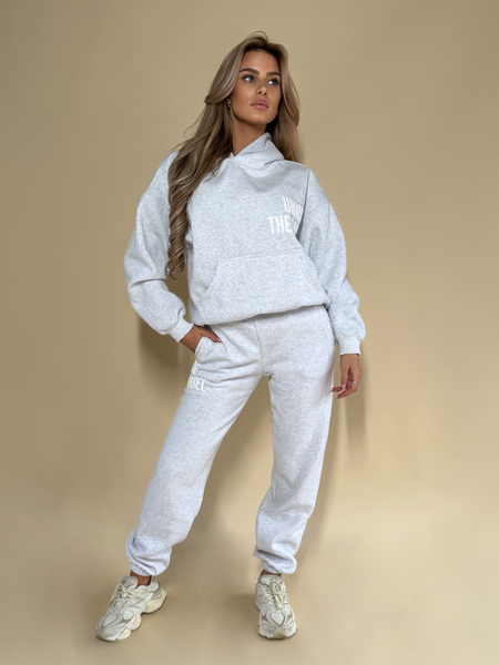 Unique The Label Elyana Hoodie - Light Grey Melange Unique The Label Unique The Label Elyana Hoodie - Light Grey Melange