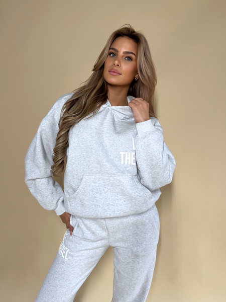 Unique The Label Elyana Hoodie - Light Grey Melange Unique The Label Unique The Label Elyana Hoodie - Light Grey Melange