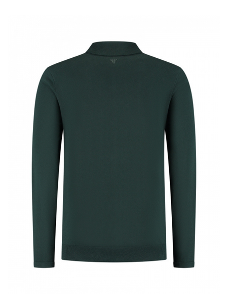 Pure Path Pure Path Regular fit Structure Polo Knitwear - Dark Green