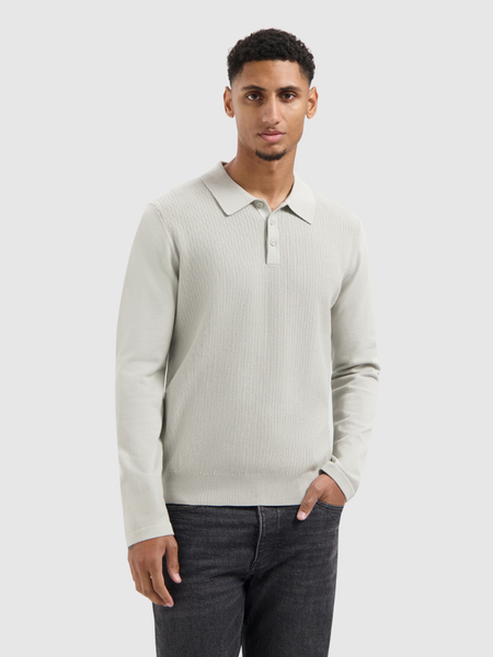 Pure Path Pure Path Regular fit Structure Polo Knitwear - Kit