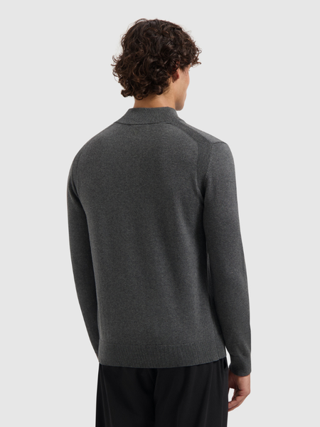 Pure Path Pure Path Regular fit Half Zip Knitwear - Antra Melange