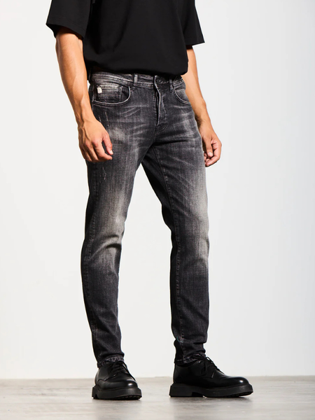 Goldgarn GoldGarn U2 | Tapered Fit Jeans - Black Vintage L32