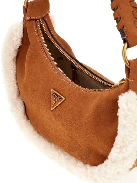 Guess Amita Hobo Bag - Cognac Guess Guess Amita Hobo Bag - Cognac