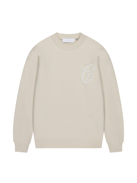 Croyez Croyez Fluffy Essence Knit Sweater - Cream Croyez Fluffy Essence Knit Sweater - Cream