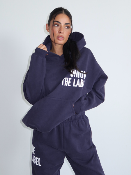 Unique The Label Unique The Label Elyana Hoodie - Deep Dark Navy Unique The Label Elyana Hoodie - Deep Dark Navy