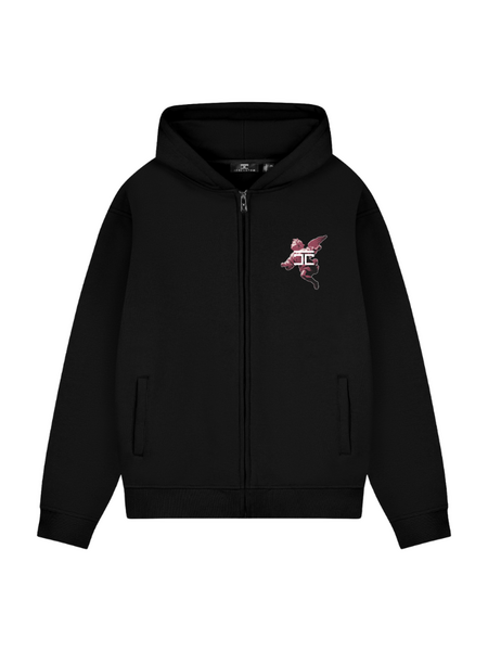 JorCustom JorCustom Women Above All Fleece Zipped Hoodie - Black JorCustom Women Above All Fleece Zipped Hoodie - Black
