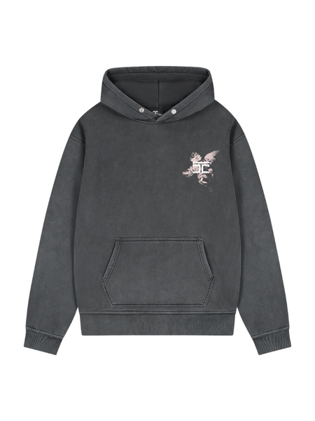 JorCustom JorCustom Women Above All Fleece Oversized Hoodie - Acid Grey