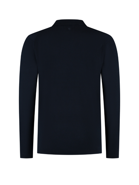 Pure Path Regular Polo fit Knitwear - Dark Navy Pure Path Pure Path Regular Polo fit Knitwear - Dark Navy