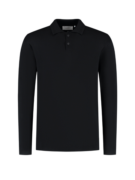 Pure Path Pure Path Regular Polo fit Knitwear - Black Pure Path Regular Polo fit Knitwear - Black