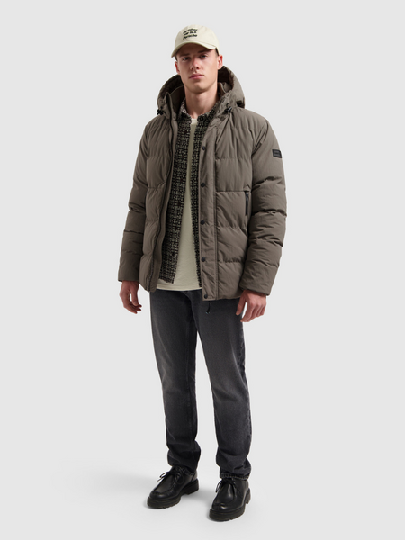 Pure Path Activewear Hooded Jacket - Light Brown Pure Path Pure Path Activewear Hooded Jacket - Light Brown