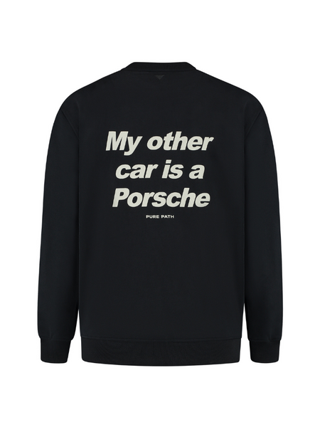 Pure Path My Other Car Sweater - Black