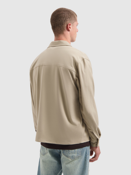 Pure Path Pure Path Regular fit Overshirts - Camel