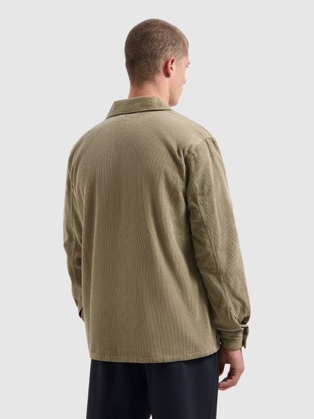 Pure Path Pure Path Regular fit Longsleeve Corduroy Shir - Taupe