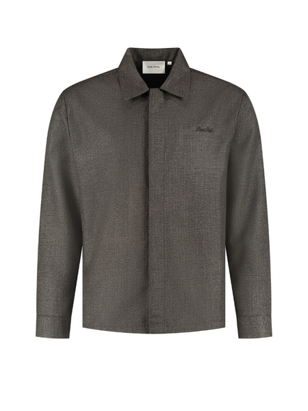 Pure Path Pure Path Regular fit Overshirts - Dark Brown Pure Path Regular fit Overshirts - Dark Brown