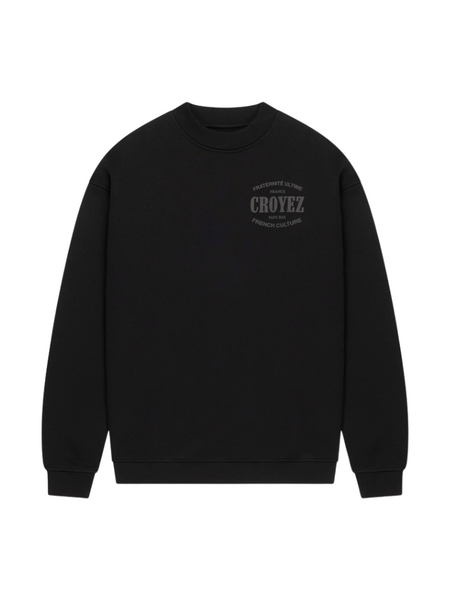 Croyez Croyez Stamp Sweater - Black