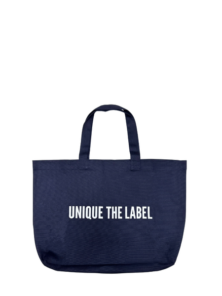 Unique The Label Unique The Label Canvas Tote - Deep Dark Navy Unique The Label Canvas Tote - Deep Dark Navy