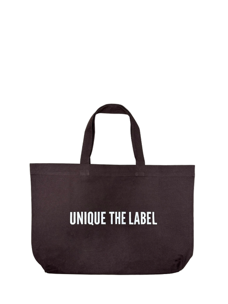 Unique The Label Unique The Label Canvas Tote - Cacao Unique The Label Canvas Tote - Cacao
