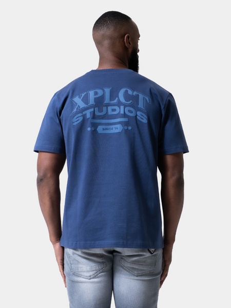 XPLCT Studios XPLCT Hybrid Tee - Navy XPLCT Hybrid Tee - Navy
