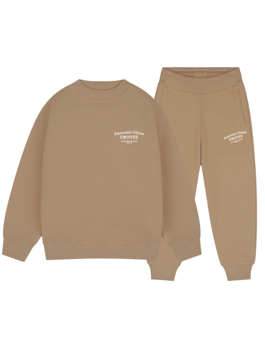 Croyez Mini Fraternitè Sweater Combi set - Dusty Olive Croyez Croyez Mini Fraternitè Sweater Combi set - Dusty Olive