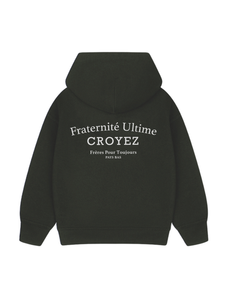 Croyez Croyez Mini Fraternité Zip-Hoodie - Dark Green