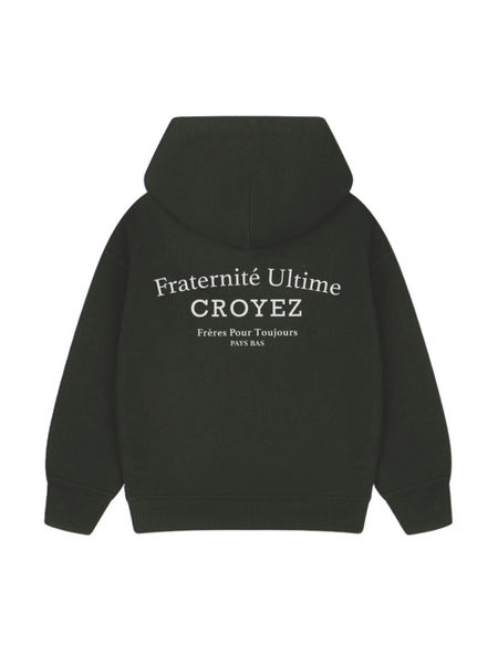 Croyez Croyez Mini Fraternité Hoodie - Dark Green Croyez Mini Fraternité Hoodie - Dark Green
