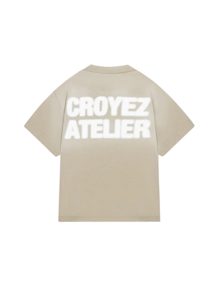 Croyez Croyez Mini Sprayed Atelier T-Shirt - Dusty Olive Croyez Mini Sprayed Atelier T-Shirt - Dusty Olive