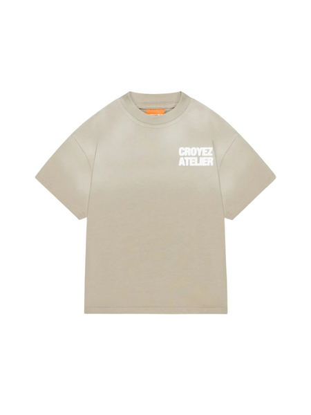 Croyez Croyez Mini Sprayed Atelier T-Shirt - Dusty Olive