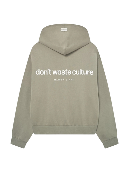Don't Waste Culture Ale Zip Hoodie - Sage Green Don't Waste Culture Don't Waste Culture Ale Zip Hoodie - Sage Green