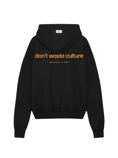 Don't Waste Culture Ray Hoodie - Black/Orange Don't Waste Culture Don't Waste Culture Ray Hoodie - Black/Orange