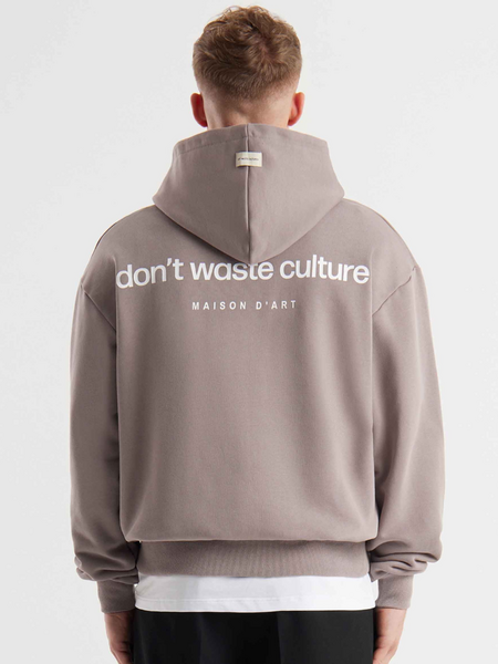 Don't Waste Culture Ray Hoodie - Warm Grey Don't Waste Culture Don't Waste Culture Ray Hoodie - Warm Grey