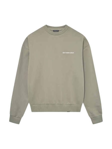 Don't Waste Culture Matt Sweater - Sage Green Don't Waste Culture Don't Waste Culture Matt Sweater - Sage Green