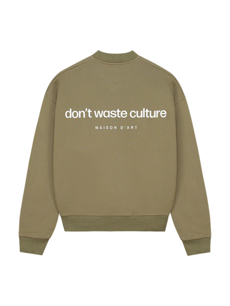 Don't Waste Culture Don't Waste Culture Matt Sweater - Khaki Don't Waste Culture Matt Sweater - Khaki