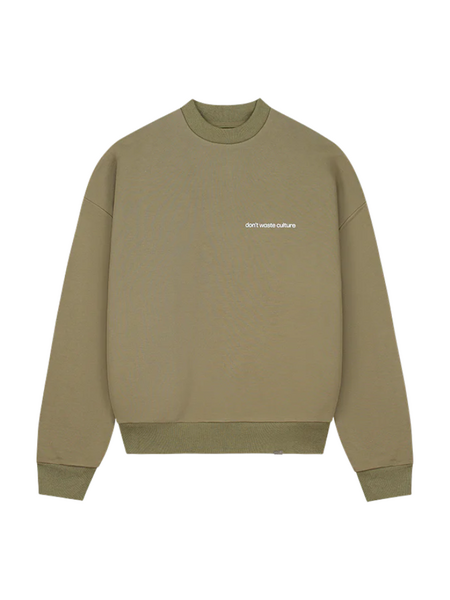 Don't Waste Culture Matt Sweater - Khaki Don't Waste Culture Don't Waste Culture Matt Sweater - Khaki
