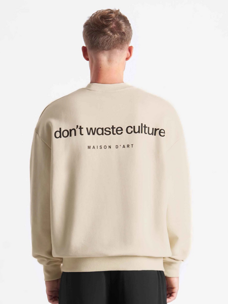 Don't Waste Culture Matt Sweater - Beige Don't Waste Culture Don't Waste Culture Matt Sweater - Beige