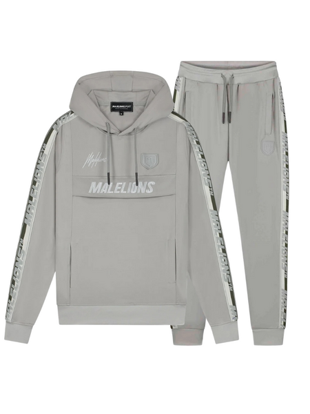 Malelions Malelions Sport Warming Up Combi-Set - Light Grey Malelions Sport Warming Up Combi-Set - Light Grey