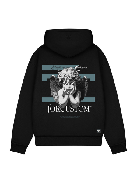 JorCustom JorCustom Angel 2.0 Fleece Zipped Hoodie - Black JorCustom Angel 2.0 Fleece Zipped Hoodie - Black
