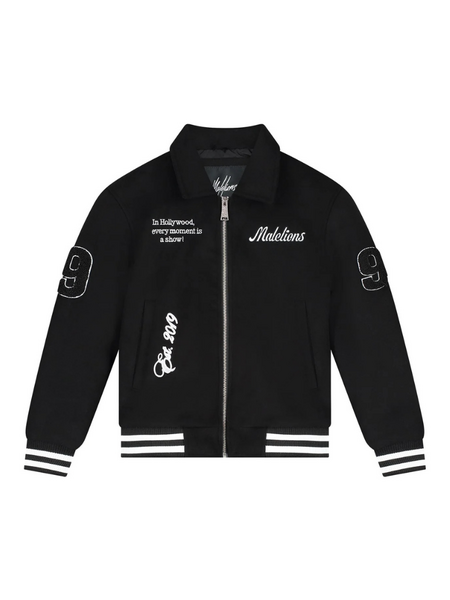 Malelions Malelions Kids Famous Varsity Jack - Black White
