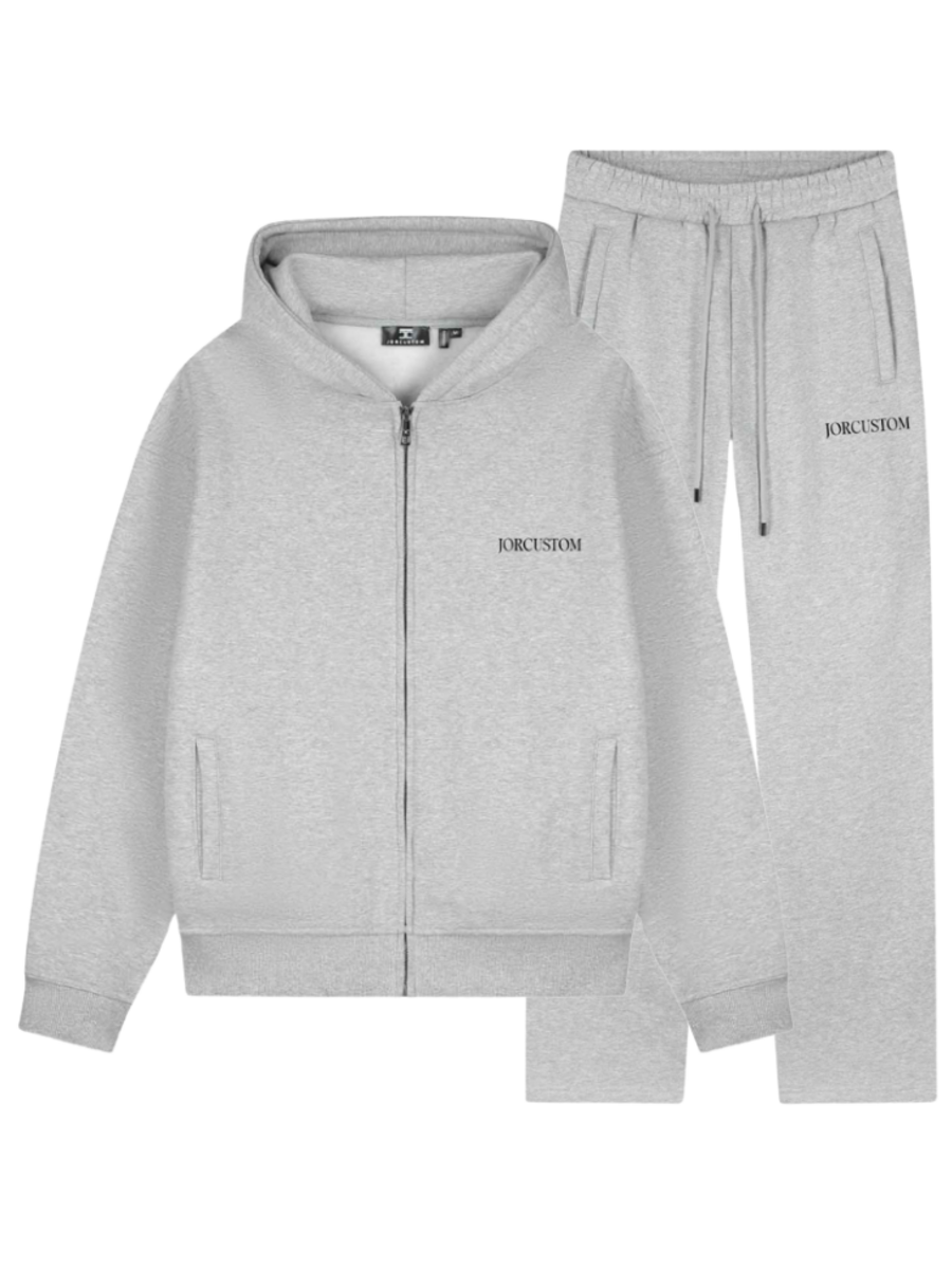 Jorcustom Angel Fleece 2.0 Combi-set - Grey Melange JorCustom Jorcustom Angel Fleece 2.0 Combi-set - Grey Melange