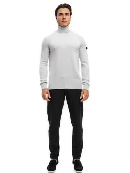 Malelions Malelions Knitted Turtleneck - Ocean Grey