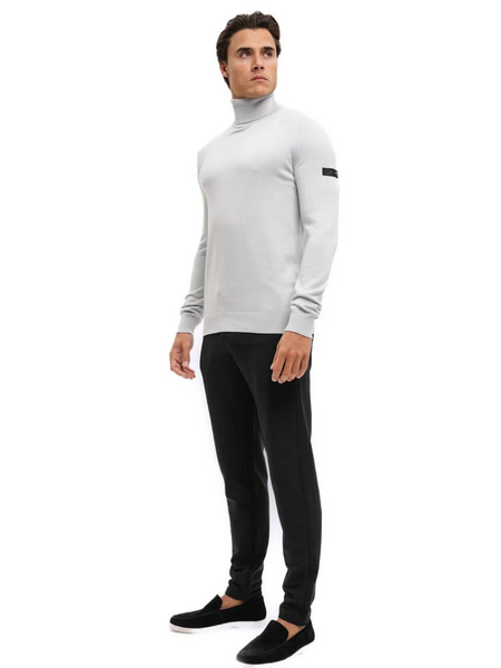 Malelions Malelions Knitted Turtleneck - Ocean Grey