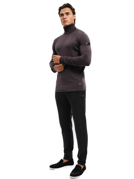 Malelions Malelions Knitted Turtleneck - Mulch Brown
