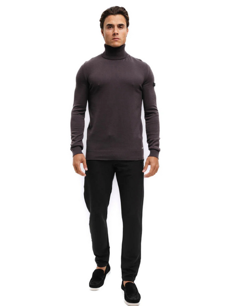 Malelions Malelions Knitted Turtleneck - Mulch Brown