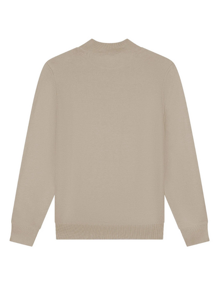 Malelions Malelions Knitted Mockneck Sweater - Sand