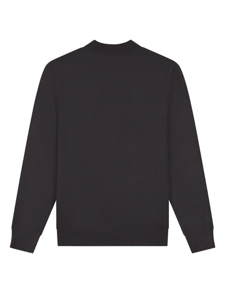 Malelions Malelions Knitted Mockneck Sweater - Mulch Brown